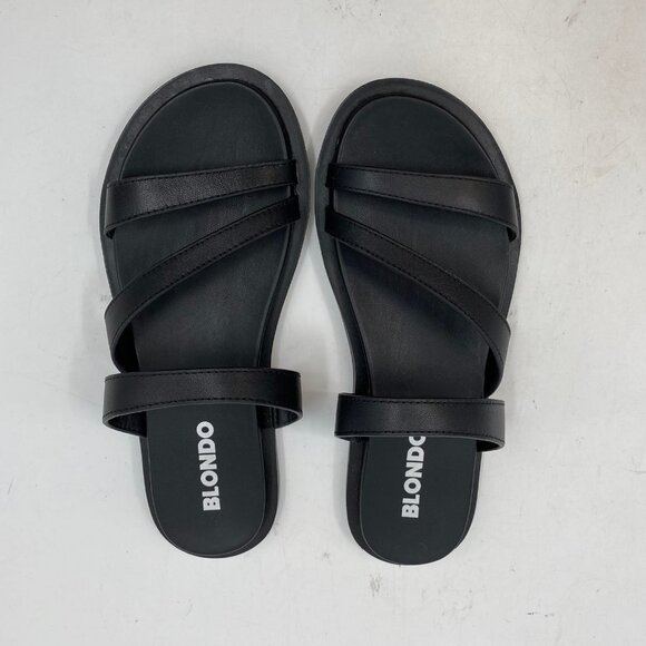 Blondo Black Leather Open Toe Sandals | Women’s Size 6 - Picture 3 of 7